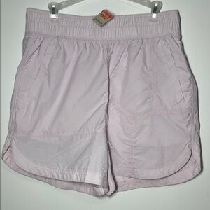 4247. FREE PEOPLE Movement Shorts In Rose Wash Sz L NWT $58